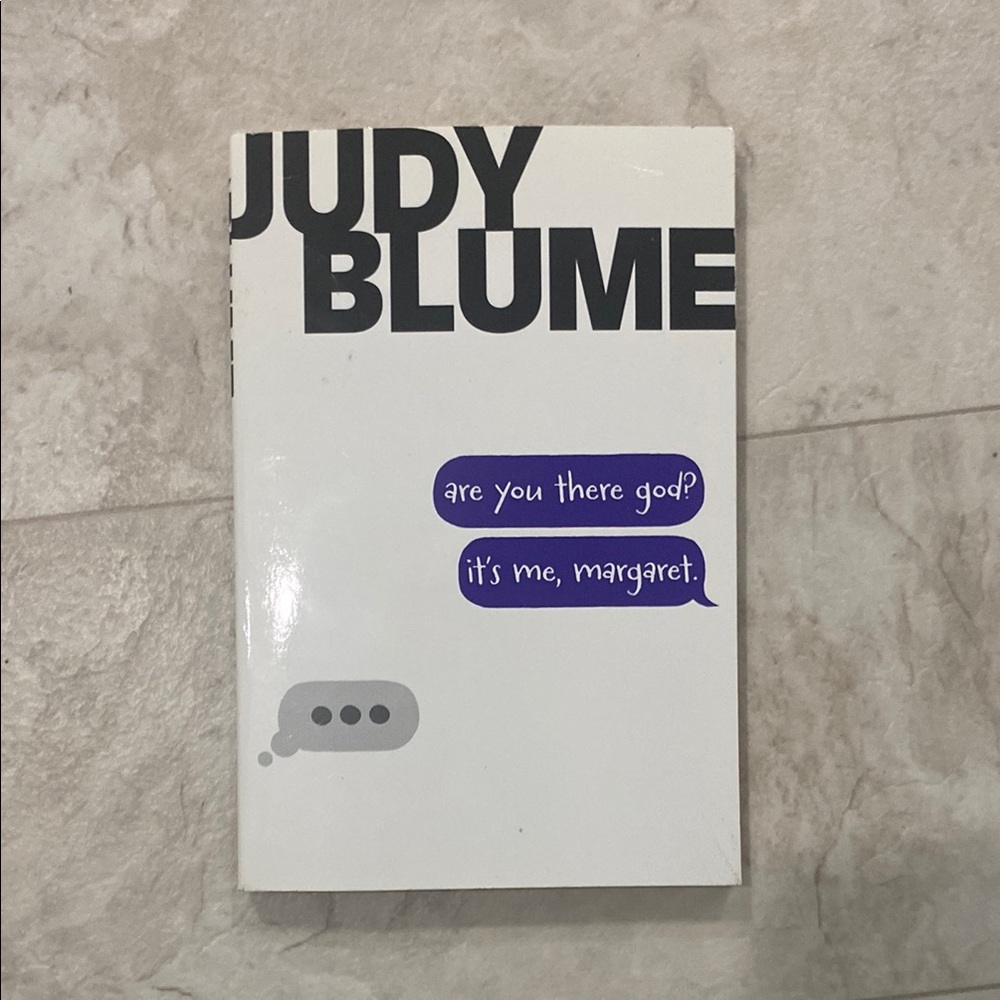Judy Blume Book - Are You There God? It's Me, Margaret